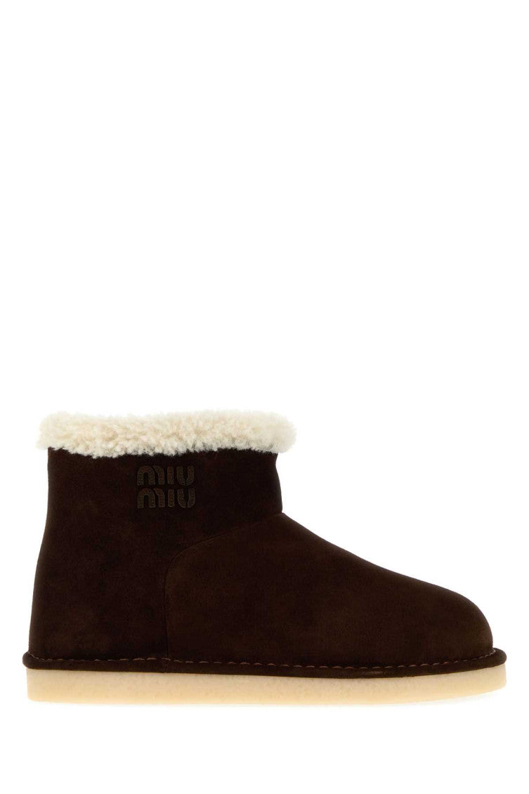 Dark Brown Tronchetti Boots 1