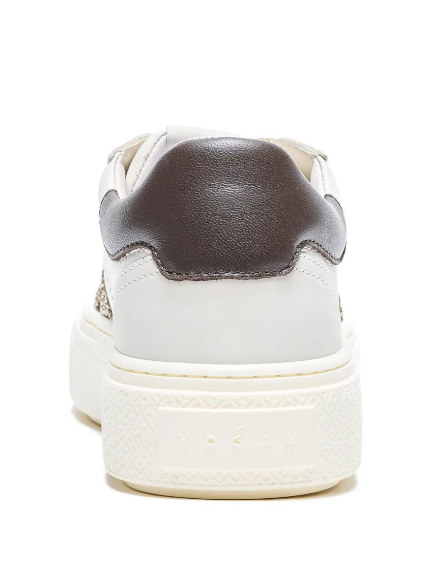 White Lace Up Sneakers 2