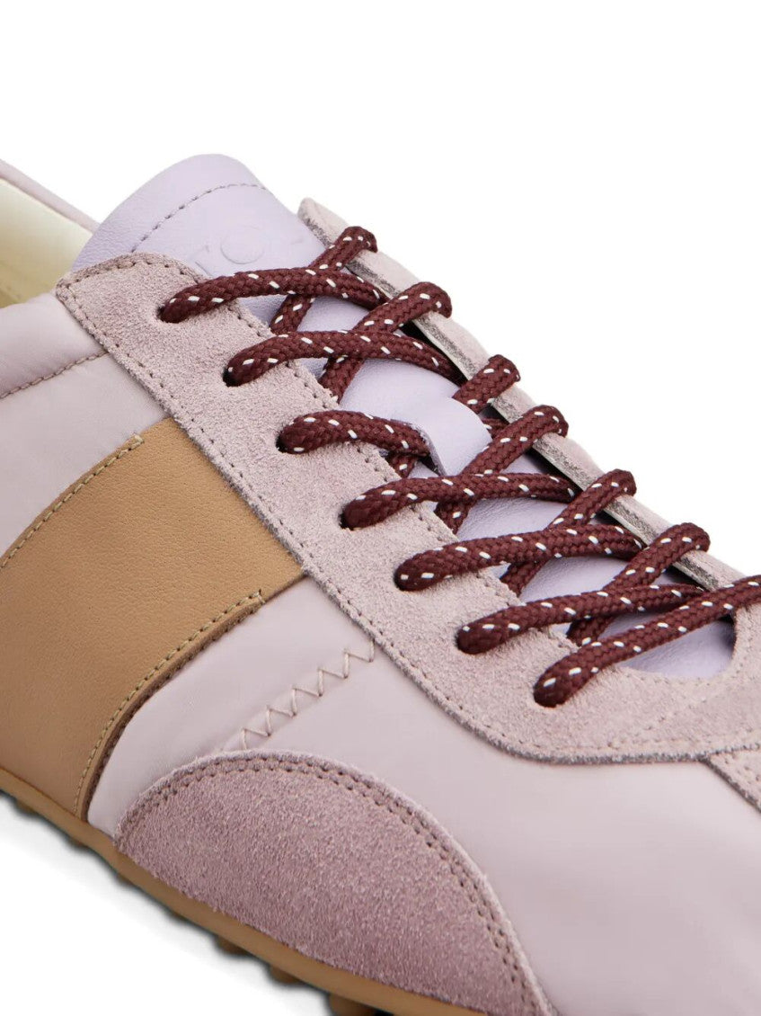 Pink Lace Up Sneakers 5
