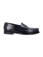 Black Leather Loafers 1