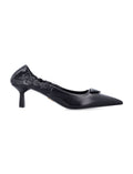 Black Logo Heels 1