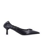 Black Logo Heels 1