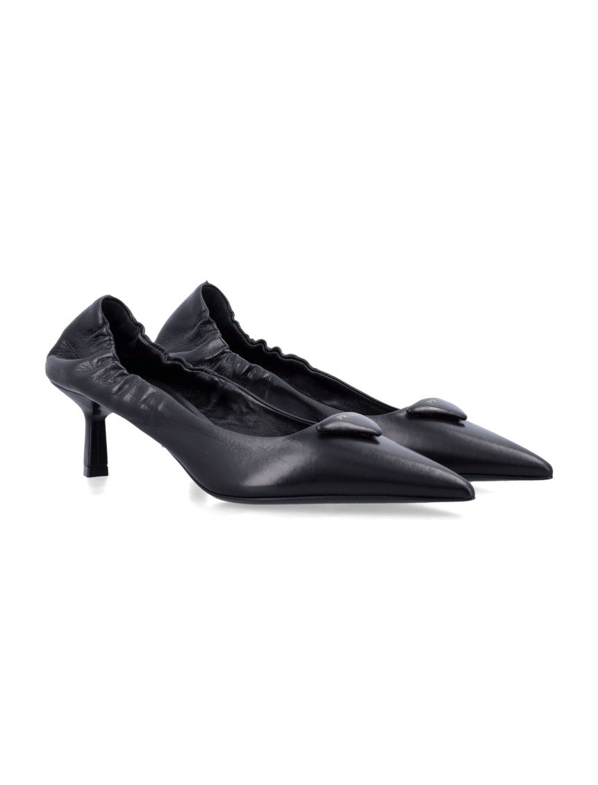 Black Logo Heels 2