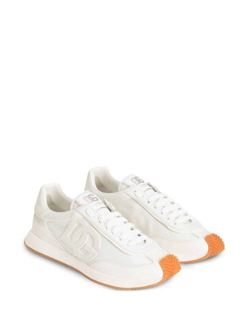 White Logo Sneakers 4