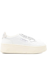 White Lace Up Sneakers 1