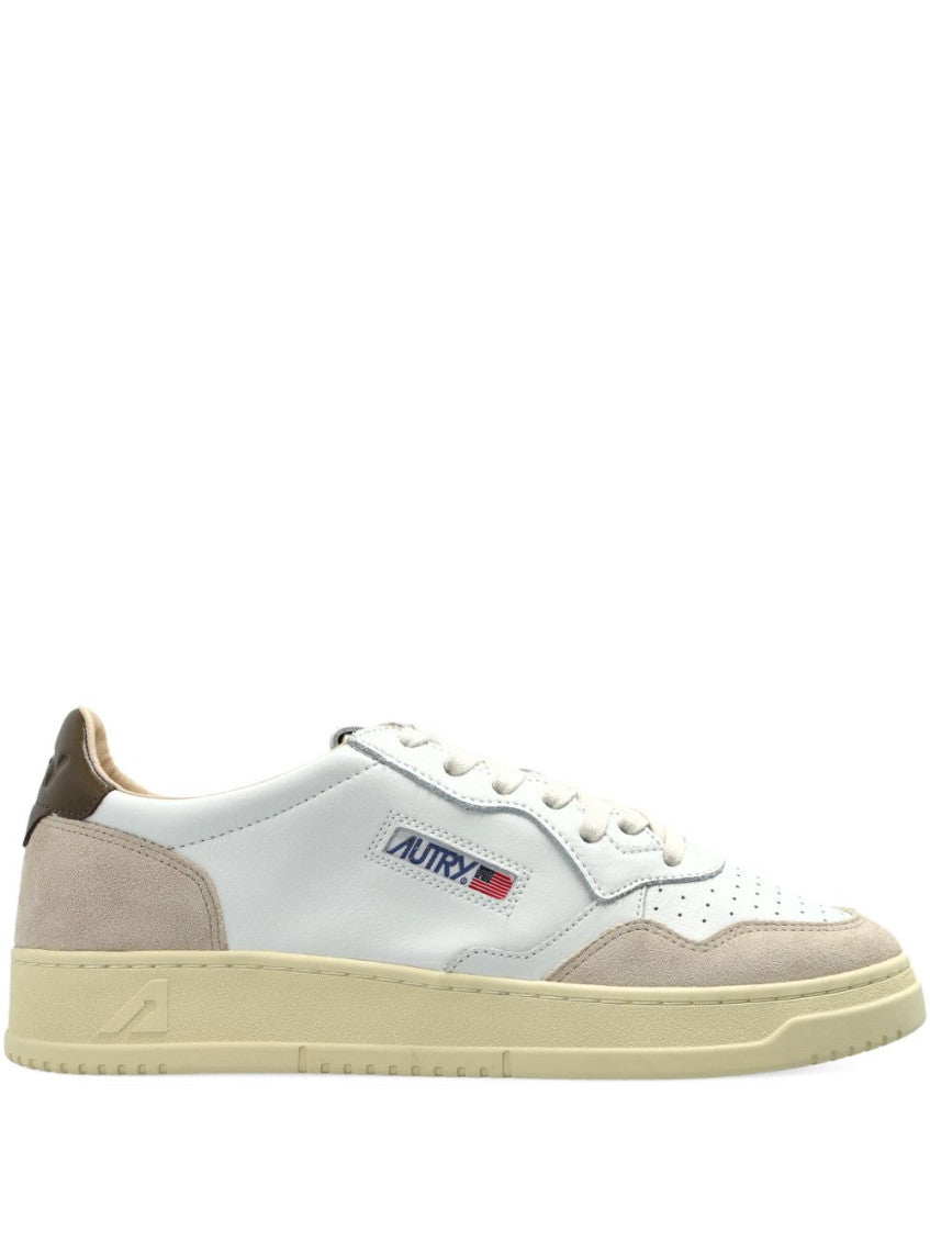 White Leather Sneakers 1