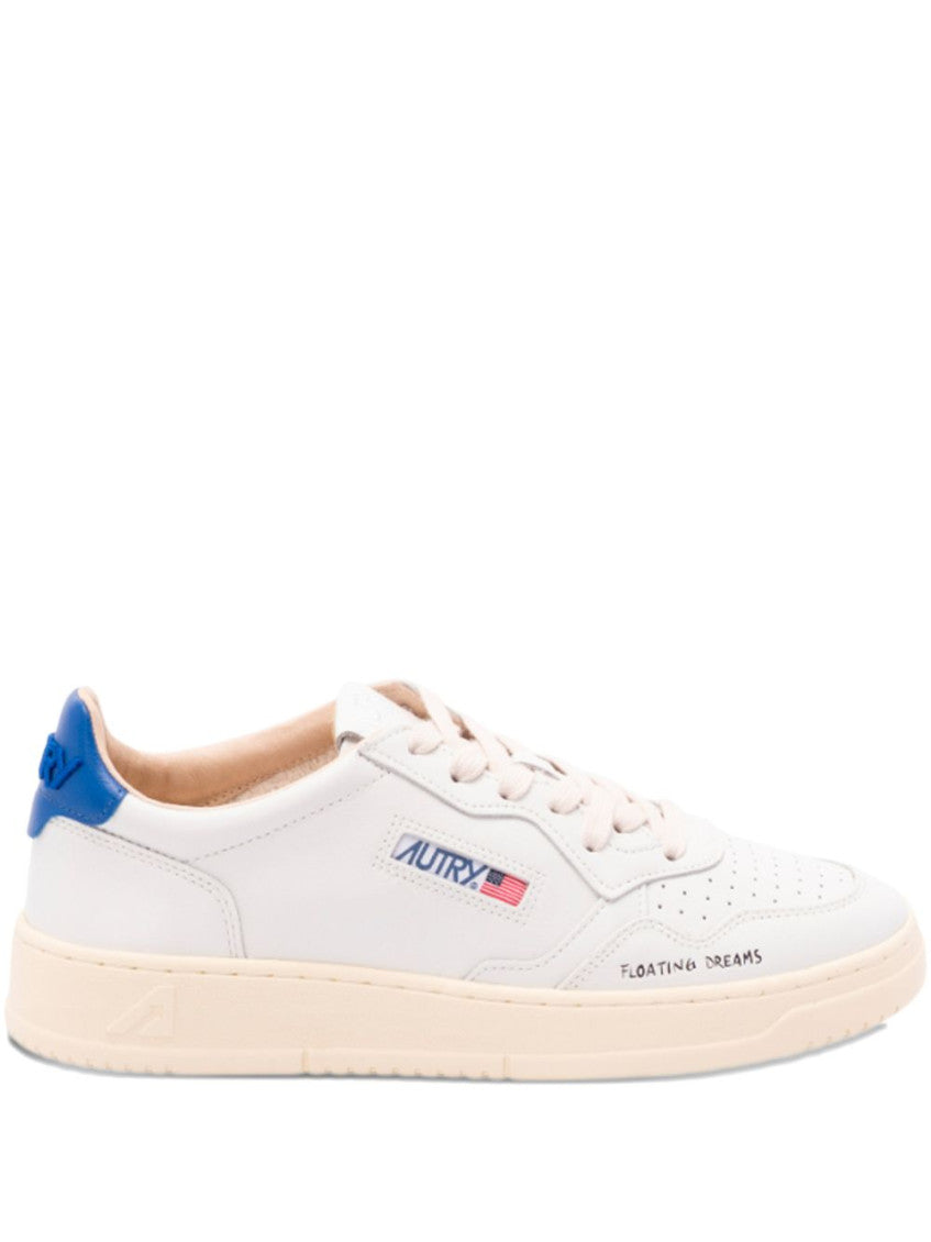 White Lace Up Sneakers 1